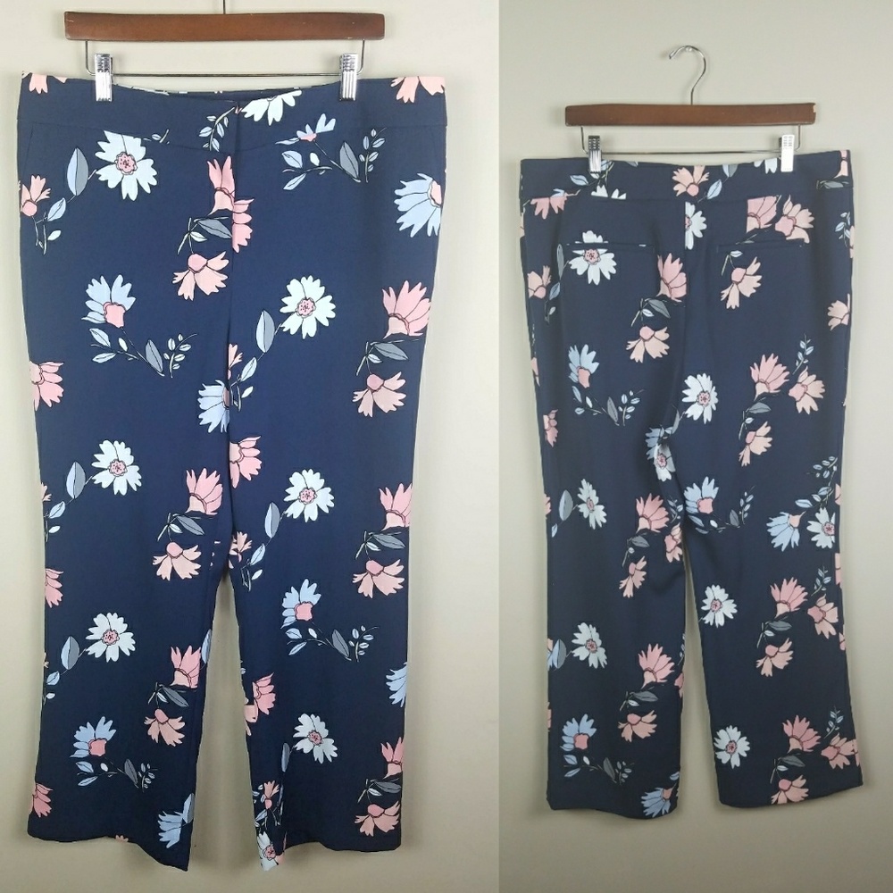 Ann Taylor LOFT 14 floral dress pants
